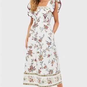 Tuckernuck x Studio McGee Terracotta Chintz Cotton Nora Dress